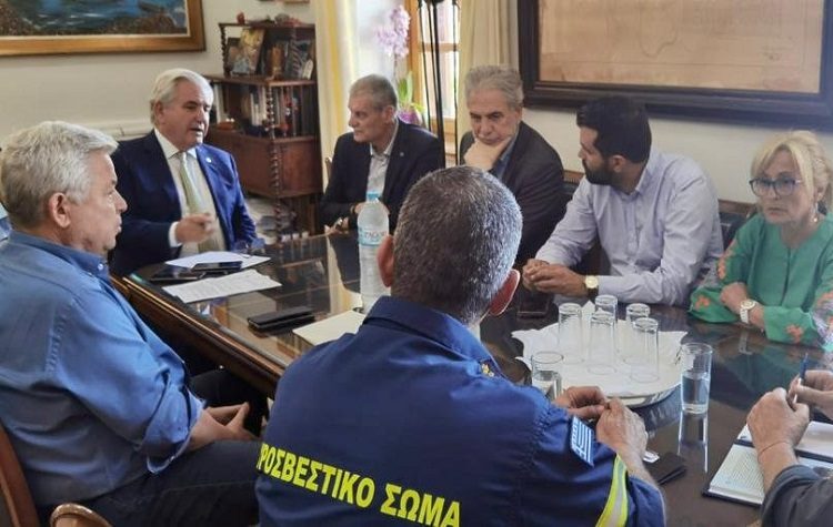 Σύσκεψη για την αντιπυρική θωράκιση του Δήμου Λαυρεωτικής παρουσία Χρήστου Στυλιανίδη