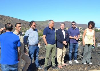 Επίσκεψη της ΝΕΒΑ ΣΥΡΙΖΑ - Π.Σ. και της Ο.Μ. ΣΥΡΙΖΑ - Π.Σ. Πεντέλης στις καμένες εκτάσεις του Πεντελικού