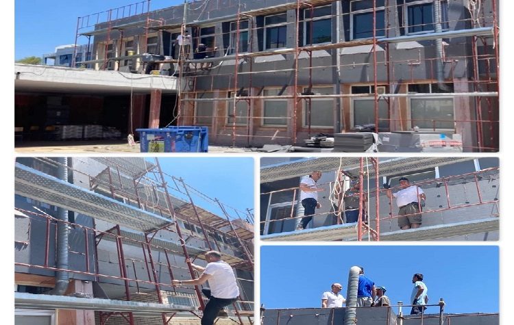 Επιθεώρησε τις εργασίες στο 1ο Λύκειο ο Στράτος Σαραούδας