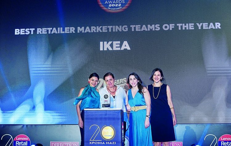 Lenovo Retail Business Awards 2022: Τριπλή διάκριση για την ΙΚΕΑ