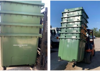 105 νέοι κάδοι απορριμμάτων τοποθετούνται στις γειτονιές της πόλης