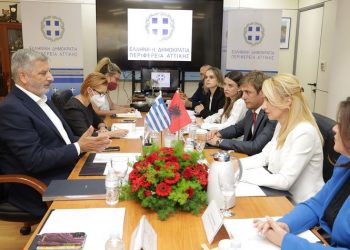 Συνάντηση Γ. Πατούλη με την αντιπροσωπεία του Υπουργείου Εσωτερικών της Αλβανίας