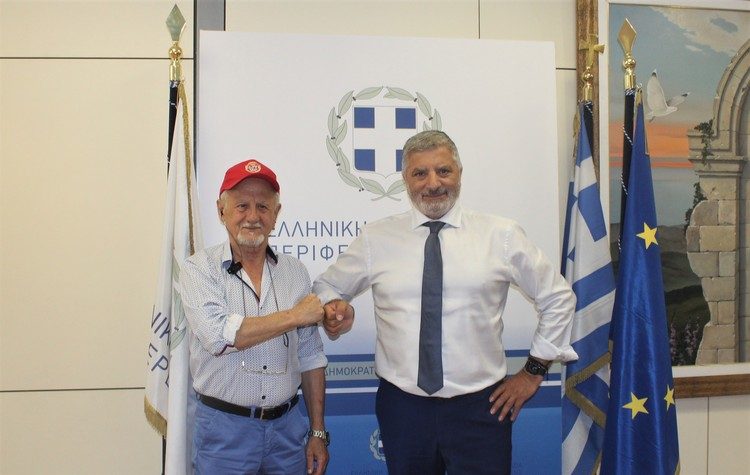 Επίκαιρα ζητήματα στο τραπέζι της συνάντησης Γ. Πατούλη με τον πρόεδρο του ΣΑΤΑ Θ. Λυμπερόπουλο