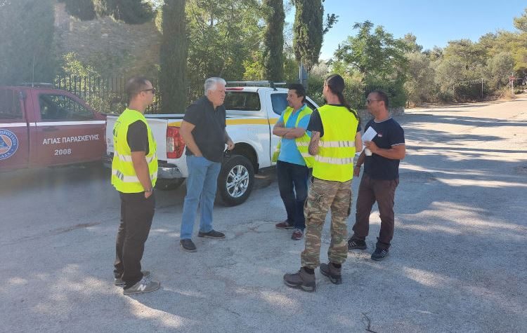 Β. Ζορμπάς από τον Υμηττό: «Είμαστε σε κατάσταση αυξημένης ετοιμότητας»