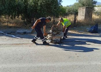 Συνεχίζονται οι καθαρισμοί κοινόχρηστων χώρων και η συντήρηση πρασίνου στο Μαρούσι, σε επιφυλακή η Πολιτική Προστασία