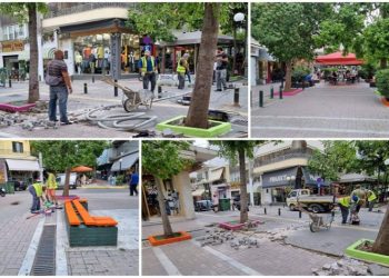 Αλλάζει όψη ο πεζόδρομος της Μικράς Ασίας