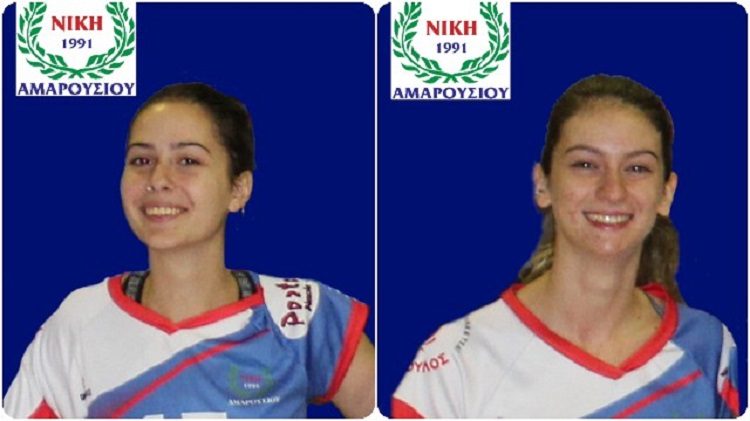 Συνεχίζουν στη Νίκη Αμαρουσίου οι Σοφία Παπαδοπούλου και Αννίτα Ούτσα