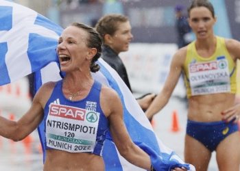 Πρωταθλήτρια Ευρώπης και στα 20 χλμ. βάδην η Αντιγόνη Ντρισμπιώτη