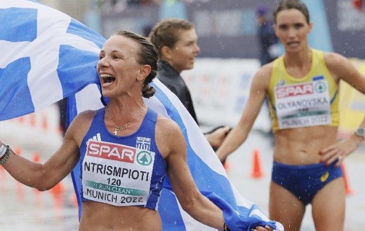 Πρωταθλήτρια Ευρώπης και στα 20 χλμ. βάδην η Αντιγόνη Ντρισμπιώτη