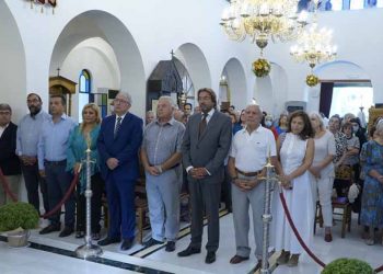 Εγκαίνια του νέου Ι.Ν. Αγίου Θωμά παρούσας της δημοτικής Αρχής