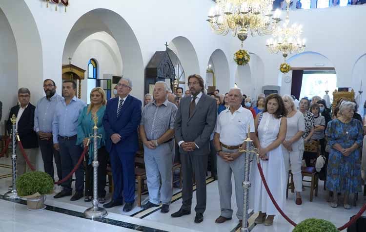 Εγκαίνια του νέου Ι.Ν. Αγίου Θωμά παρούσας της δημοτικής Αρχής