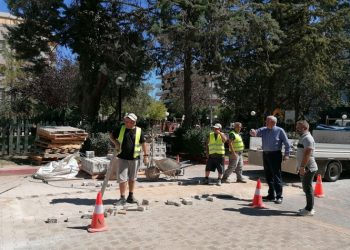 Νέο Τέρμα Αμαρουσίου: Αυτοψία Αμπατζόγλου στην ασφαλτόστρωση της Αθ. Διάκου