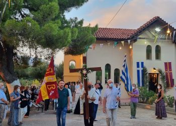 Πανηγυρικός Εσπερινός και λιτάνευση για τη μεγάλη εορτή του Τιμίου Σταυρού