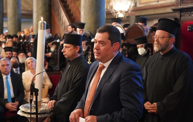 Τον Οικουμενικό Πατριάρχη επισκέφτηκε στην Κωνσταντινούπολη ο Τάσος Μαυρίδης