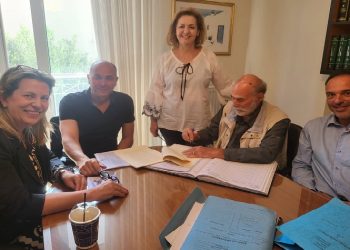 Υπεγράφη από τον Στράτο Σαραούδα  η αγορά του οικοπέδου «Λαμπάκη»