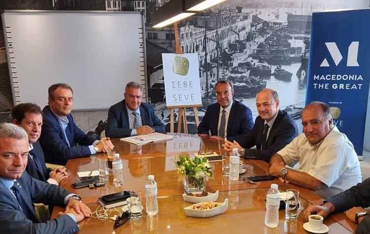 Συνάντηση ΣΕΒΕ με τον υπουργό Οικονομικών Χρήστο Σταϊκούρα