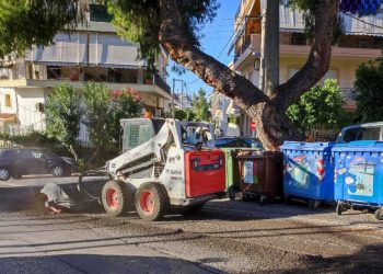 Νέος γύρος ασφαλτοστρώσεων ξεκίνησε στο Ηράκλειο