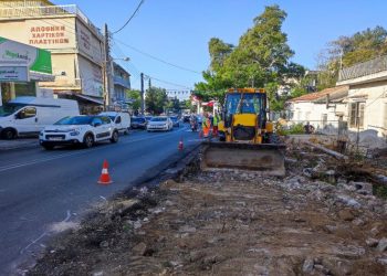 Παρέμβαση διαπλάτυνσης σε ένα από τα πιο επικίνδυνα κομμάτια της Λ. Ηρακλείου