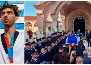«Ράγισαν καρδιές» στην κηδεία του Αλέξανδρου Νικολαΐδη