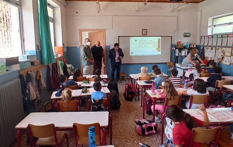 Τους μαθητές της Α΄ Δημοτικού καλωσόρισε ο Τάσος Μαυρίδης