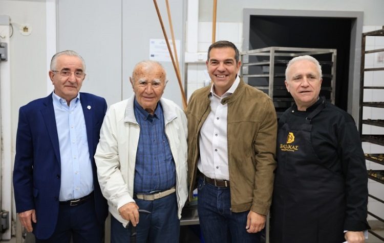 Ο Αλέξης Τσίπρας συναντήθηκε στη Λυκόβρυση με την Ομοσπονδία Αρτοποιών Ελλάδας