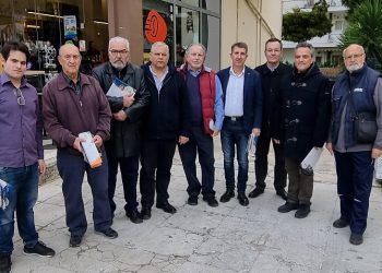 Εξόρμηση και διανομή φυλλαδίων από τον Νικηφόρο Κωνσταντίνου και μέλη της «Ανανέωση και Συνεργασία»