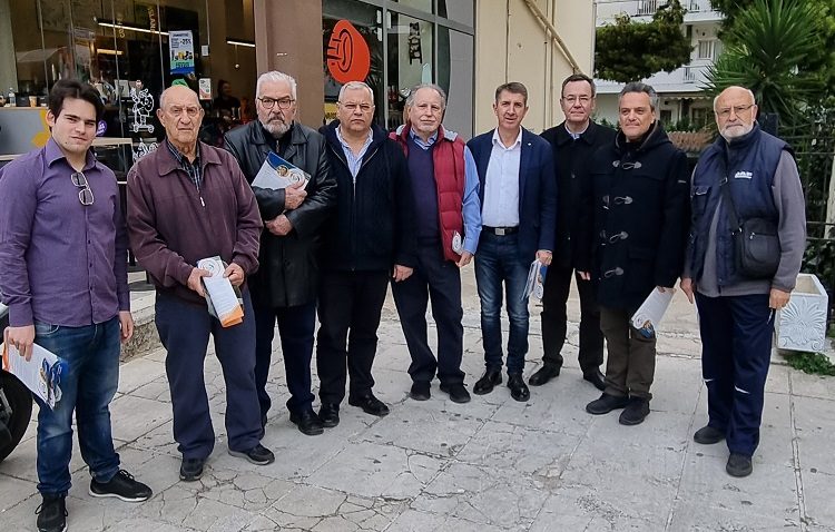 Εξόρμηση και διανομή φυλλαδίων από τον Νικηφόρο Κωνσταντίνου και μέλη της «Ανανέωση και Συνεργασία»