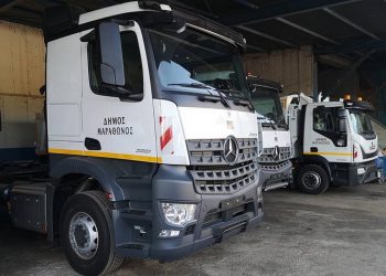 Αδύνατη η διέλευση των απορριμματοφόρων από οδούς του Μαραθώνα λόγω εργασιών