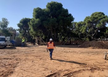 «Με ταχύτατους ρυθμούς οι εργασίες κατασκευής νέου δημοτικού και νηπιαγωγείου στο Ηλιακό Χωριό»