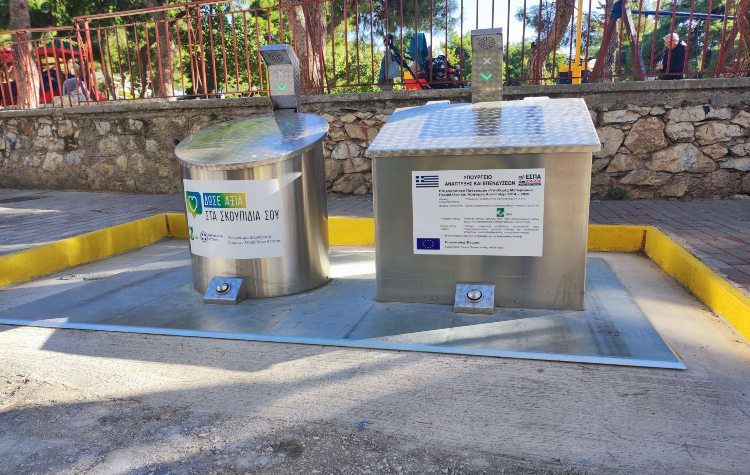 Νέα συστήματα υπόγειων κάδων στην πόλη