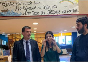 Ο βουλευτής Δ. Καιρίδης επισκέφτηκε την Κιβωτό του Κόσμου στον Κολωνό