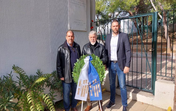 Με κατάθεση στεφάνου τίμησε την επέτειο του Πολυτεχνείου ο Γιάννης Βούρος