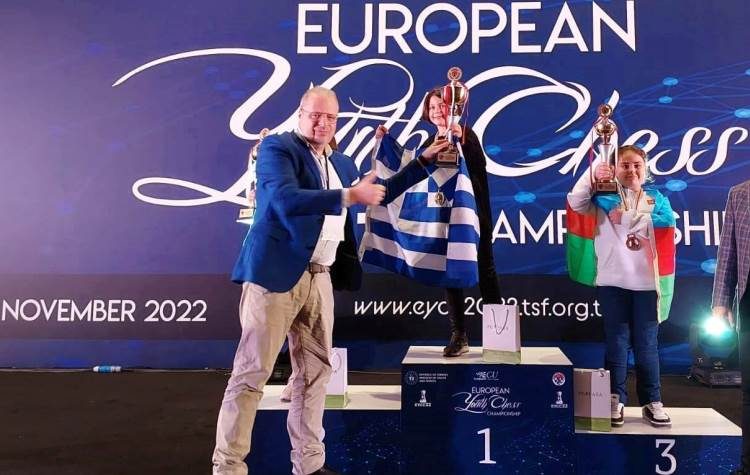 Πρωταθλήτρια Ευρώπης στο σκάκι η 9χρονη Μαριάντα Λάμπου!