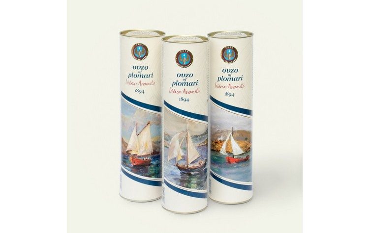 Ούζο Πλωμαρίου: Συλλεκτικές συσκευασίες στα Duty Free Shops