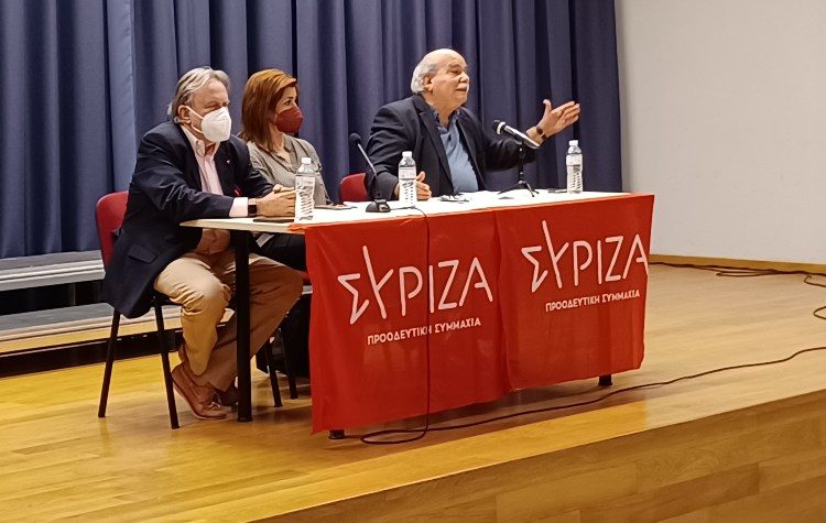 Εκδήλωση του ΣΥΡΙΖΑ στο Ηράκλειο «Η Δημοκρατία στο στόχαστρο. Δικαιοσύνη παντού»
