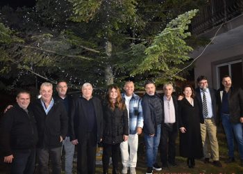 Άναψε το χριστουγεννιάτικο δέντρο στο Πολυδένδρι