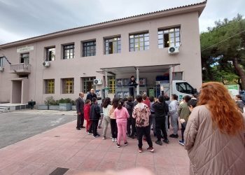 Το «Κινητό Πράσινο Σημείο» πέρασε από το 1ο Δημοτικό Σχολείο