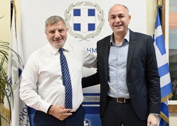 Τα έργα της Περιφέρειας στη Μεταμόρφωση στην «ατζέντα» Γ. Πατούλη - Στρ. Σαραούδα