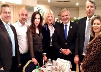 Στην κοπή πίτας της ΔΗΜ.Τ.Ο ΝΔ Αμαρουσίου η Μαρίνα Πατούλη - Σταυράκη