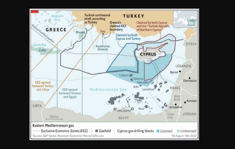 Μια Έκθεση του Κογκρέσου με χάρτη του Economist με «ΤΔΒΚ» και εκλιπούσα την Κυπριακή Δημοκρατία!