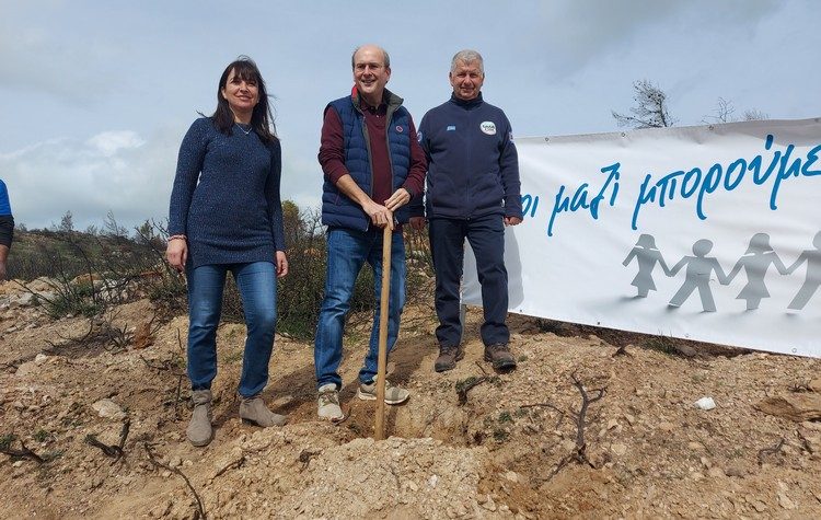 Με νέα δράση εθελοντικής αναδάσωσης ο ΣΠΑΠ γιόρτασε την Καθαρά Δευτέρα