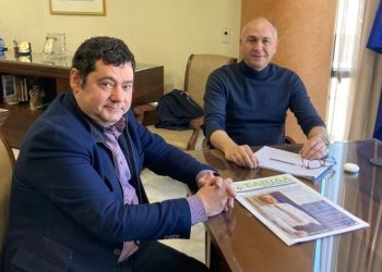 Για διαδημοτικό γήπεδο και ΣΒΑΚ συζήτησαν οι Τ. Μαυρίδης και Σ. Σαραούδας