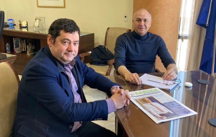 Για διαδημοτικό γήπεδο και ΣΒΑΚ συζήτησαν οι Τ. Μαυρίδης και Σ. Σαραούδας