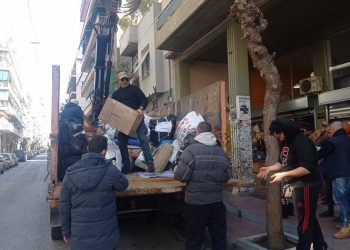 Αναχώρησε η α’ αποστολή ανθρωπιστικής βοήθειας του Δήμου για τους σεισμοπαθείς της Συρίας