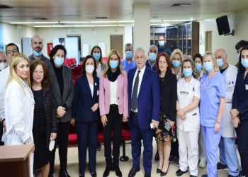 Επίσκεψη της Ζωής Ράπτη στο Γ.Ν. Νέας Ιωνίας «Κωνσταντοπούλειο - Άγια Όλγα»