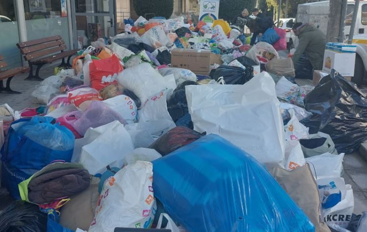 Επτά φορτηγά ανθρωπιστικής βοήθειας μέσω Δήμου για Τουρκία και Συρία