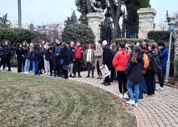 Βίλα Καζούλη: Άνοιξε τις πύλες της στους μαθητές του 1ου Γυμνασίου Ηρακλείου