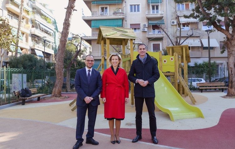 Visa: Μια νέα παιδική χαρά σε μια ιστορική γειτονιά της Αθήνας