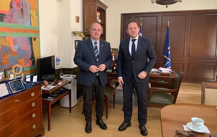 Συνάντηση Γ. Καλαφατέλη - Σ. Πέτσα, για σταθμό Αγ. Στεφάνου και χρηματοδοτούμενα έργα