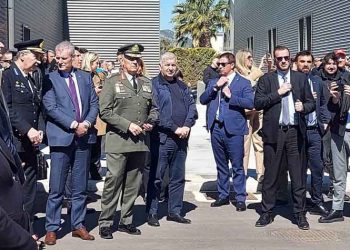 Στα εγκαίνια του Νέου Κέντρου Εκπαίδευσης της Πυροσβεστικής ο Βλάσσης Σιώμος